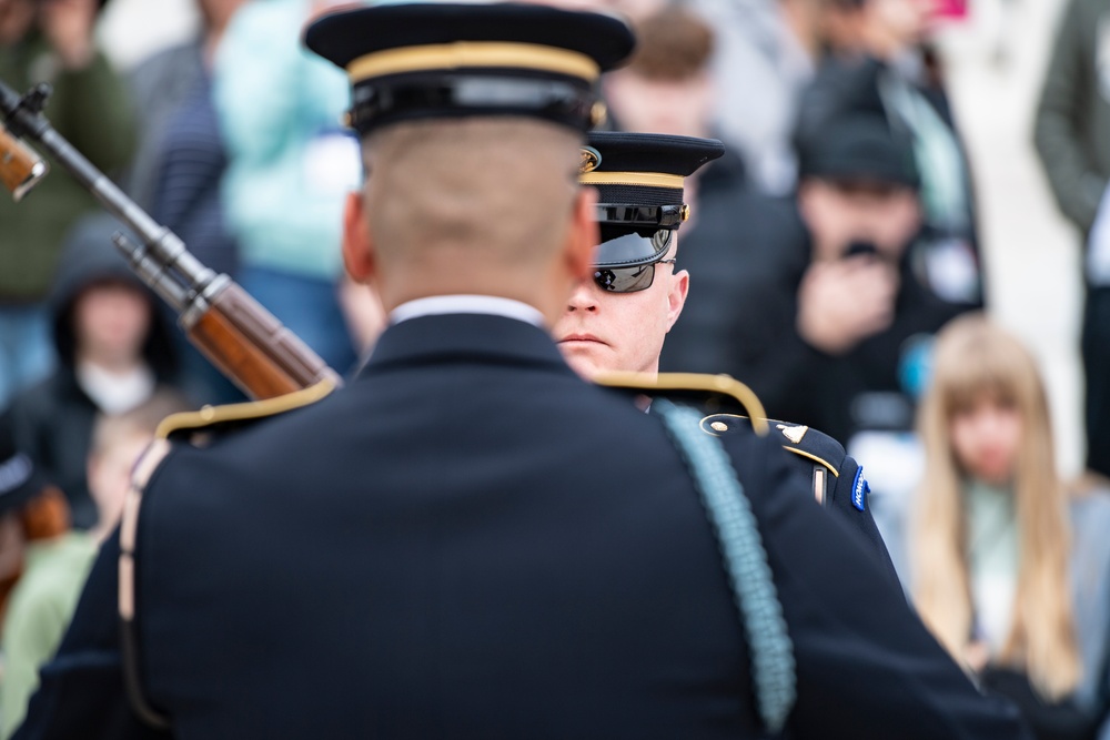 Miss America 2023 Grace Stanke Visits Arlington National Cemetery