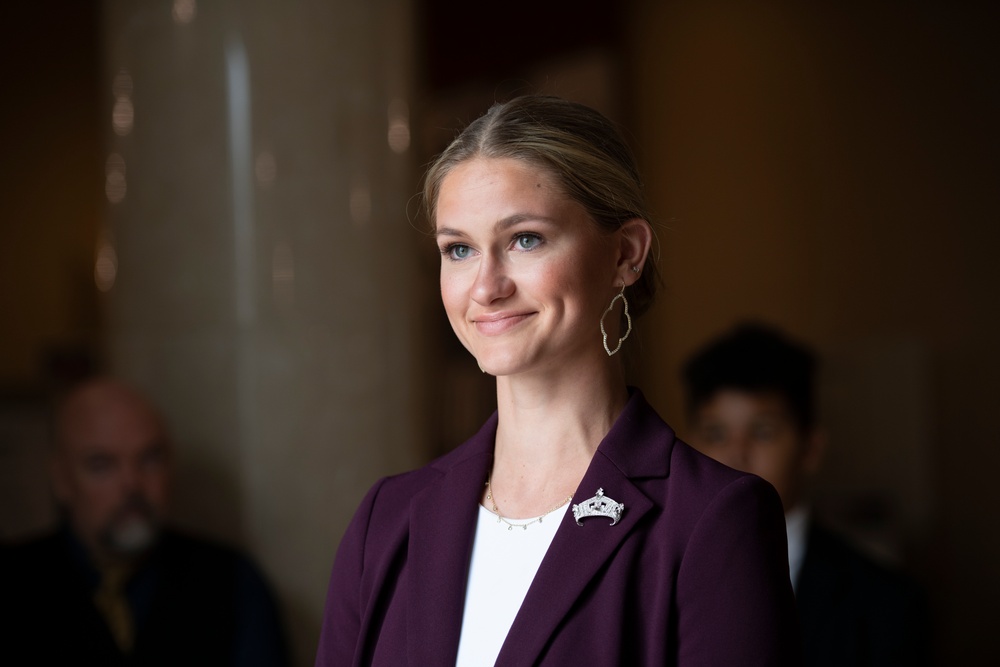 Miss America 2023 Grace Stanke Visits Arlington National Cemetery