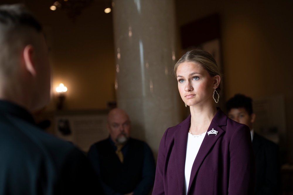 Miss America 2023 Grace Stanke Visits Arlington National Cemetery