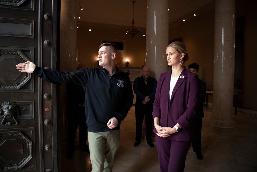 Miss America 2023 Grace Stanke Visits Arlington National Cemetery