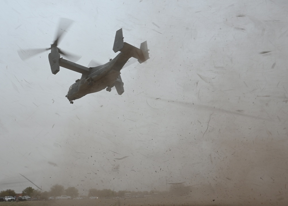 Osprey touches down at Goodfellow