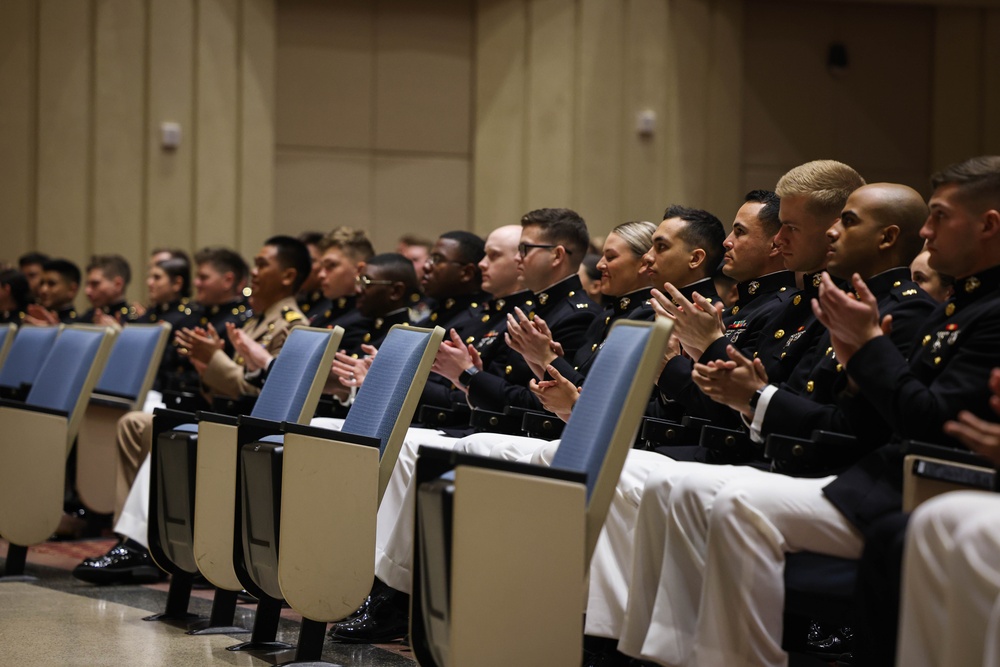 Basic Officers Course 6-22, Fox Company Graduation