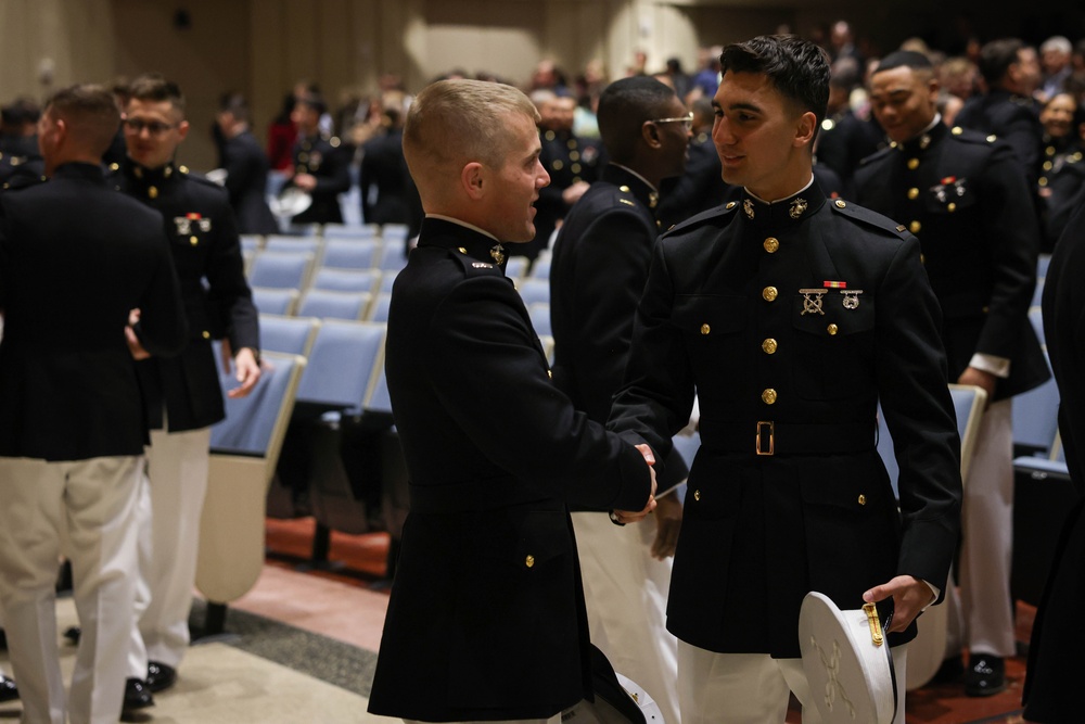 Basic Officers Course 6-22, Fox Company Graduation