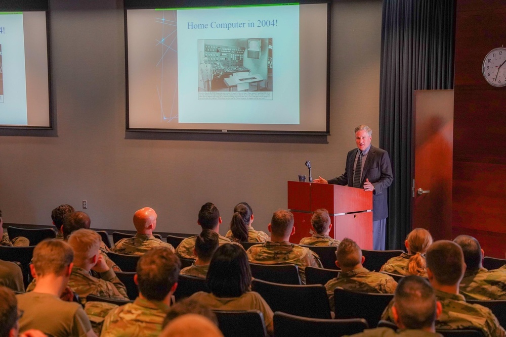 Former Secretary of the Air Force Chief Information General visits 561st Network Operations Squadron