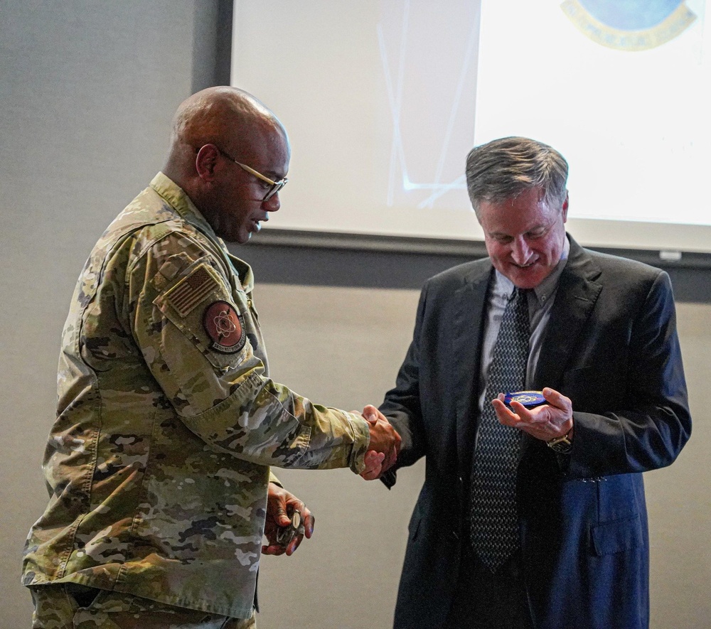 Former Secretary of the Air Force Chief Information General visits 561st Network Operations Squadron