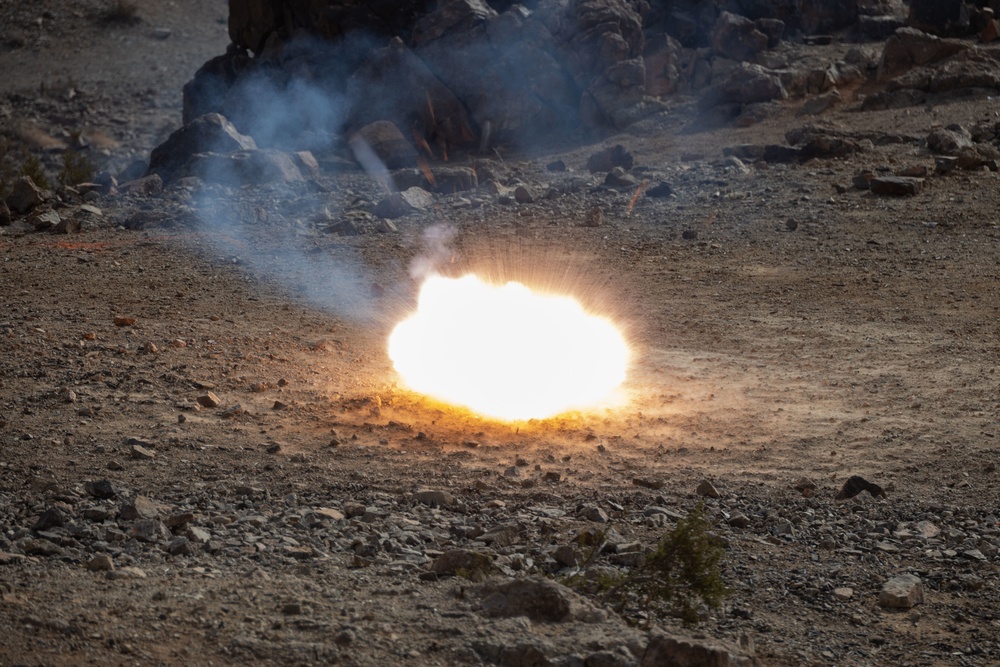 U.S. Marines with 3rd Battalion, 5th Marine Regiment, participate in company level attack exercise