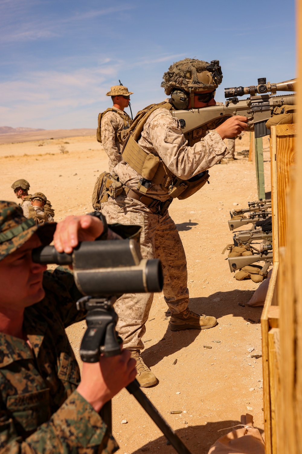 Designated marksmen evaluated on precision fire capabilities