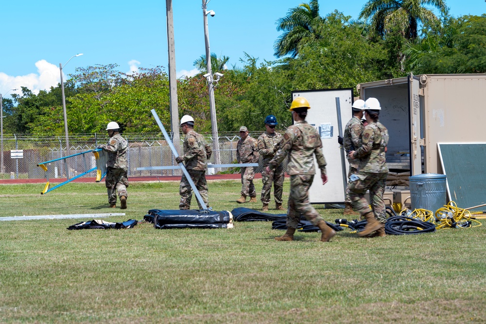 156th Civil Engineer Squadron Prime BEEF Day Exercise