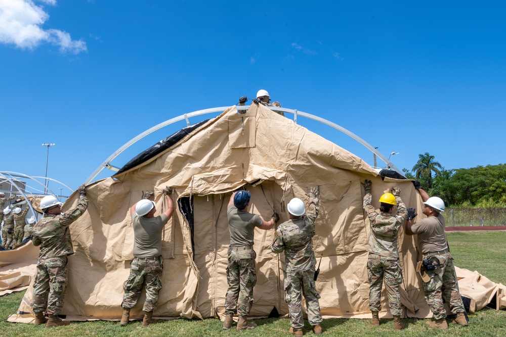 156th Civil Engineer Squadron Prime BEEF Day Exercise