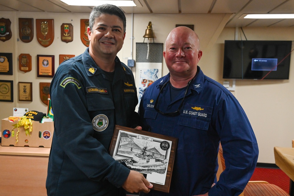 USCGC Stone arrives in Rio de Janeiro, Brazil
