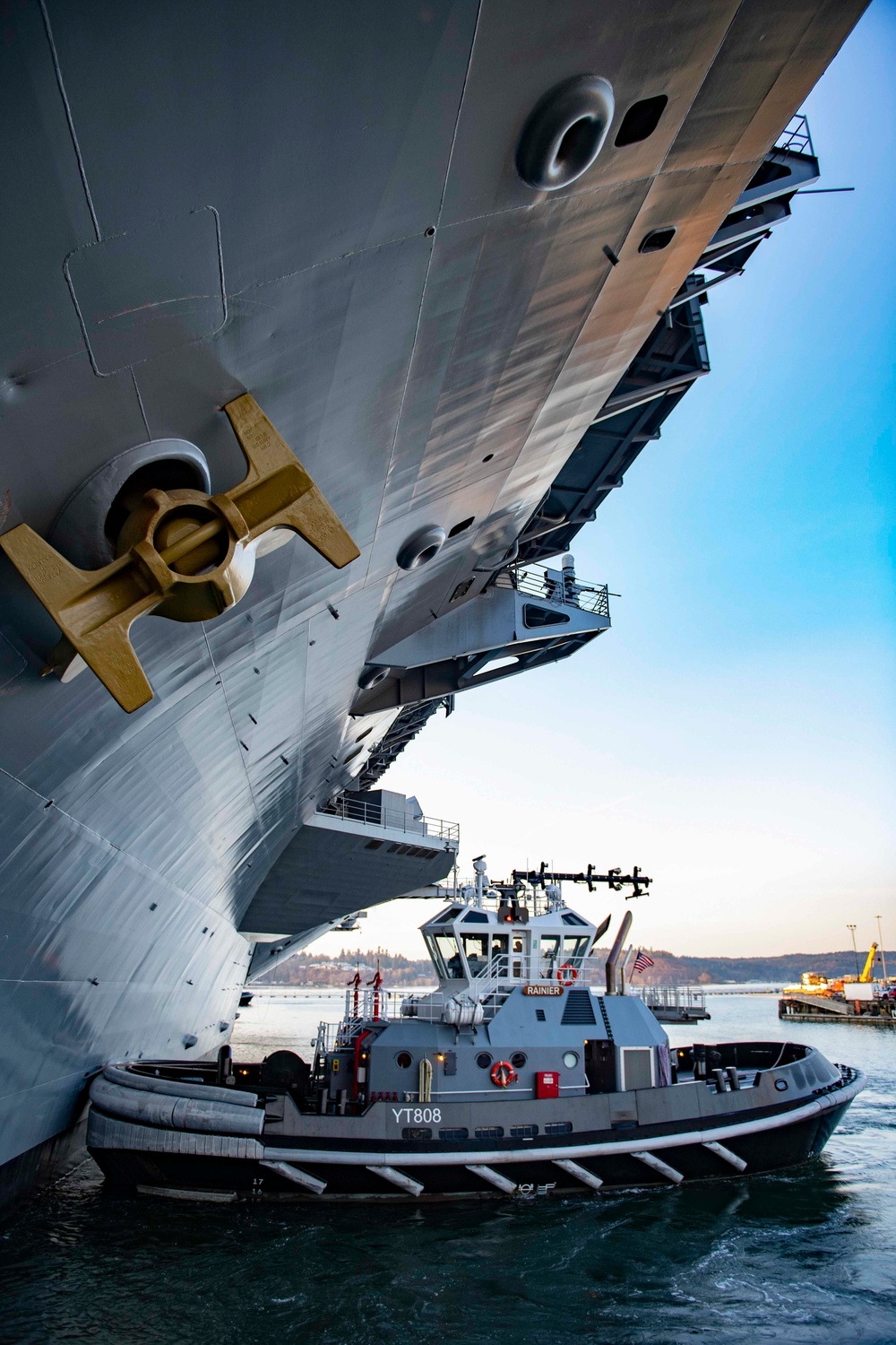 USS Theodore Roosevelt Departs PSNS