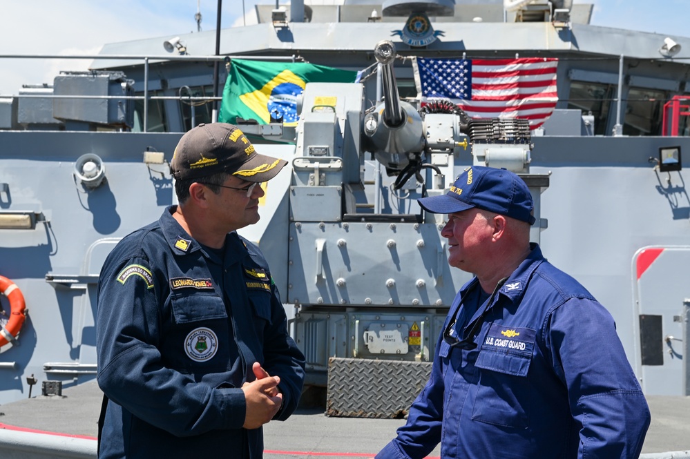 USCGC Stone arrives in Rio de Janeiro, Brazil