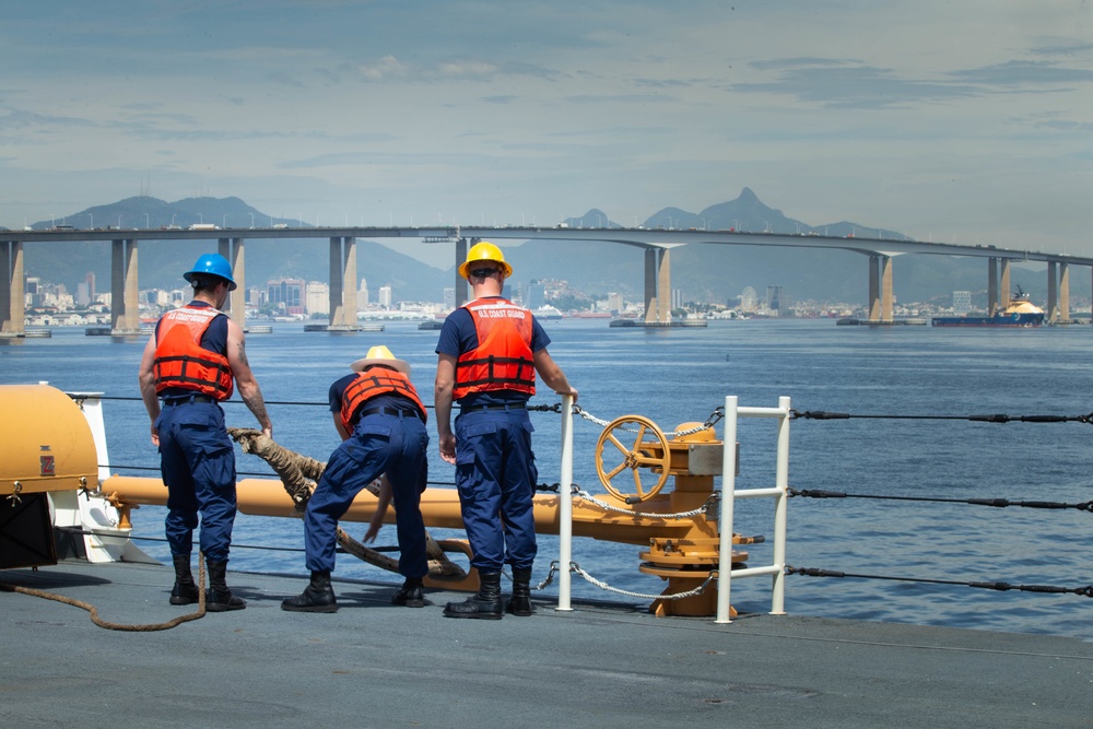 USCGC Stone arrives in Rio de Janeiro, Brazil