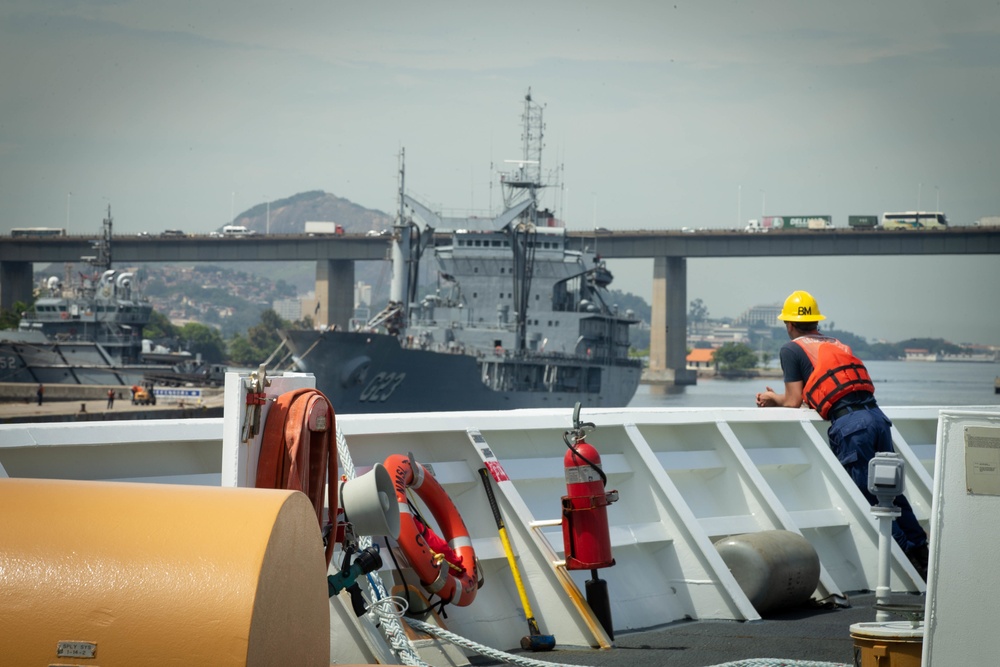 USCGC Stone arrives in Rio de Janeiro, Brazil