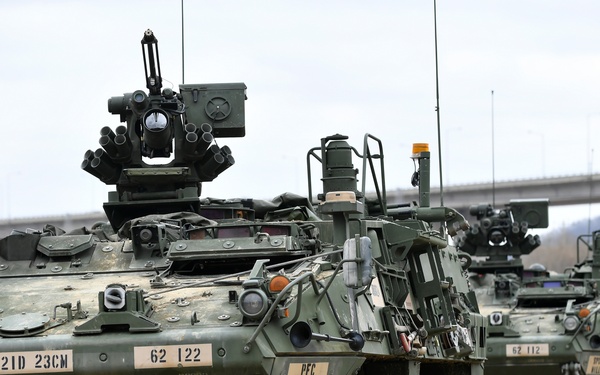 2nd Infantry Division Sustainment Brigade Builds Pontoon Bridge