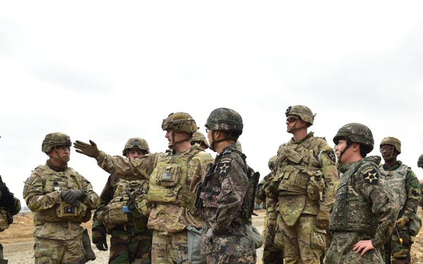 2nd Infantry Division Sustainment Brigade Builds Pontoon Bridge