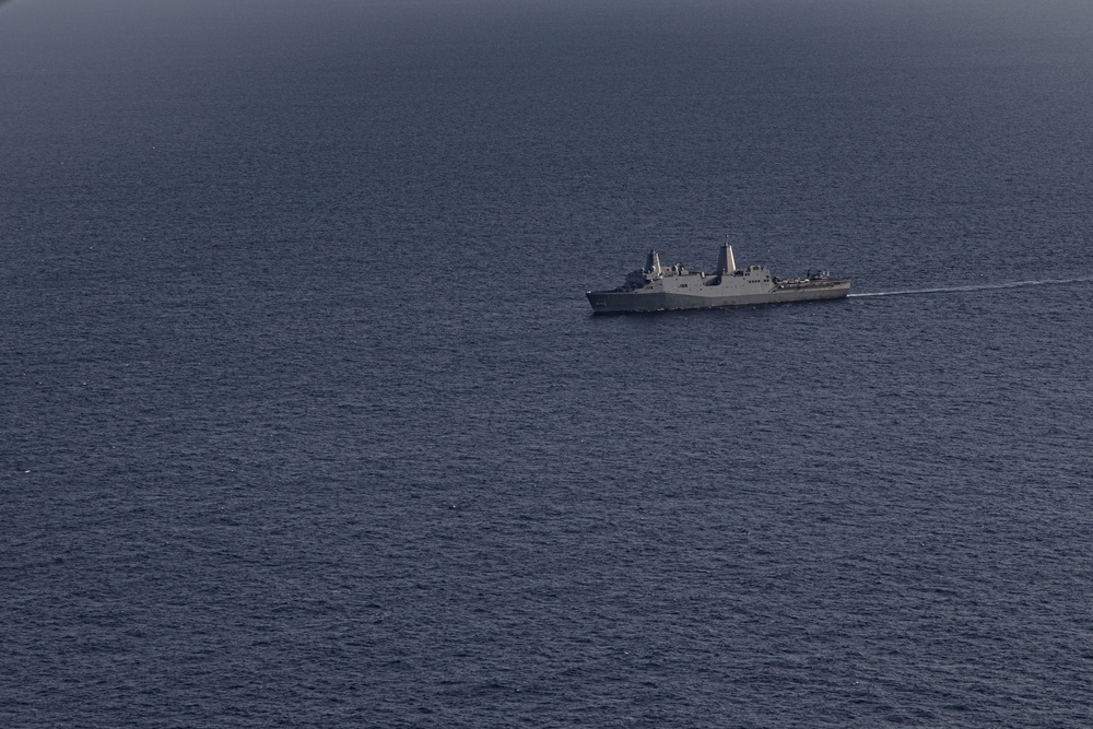 USS Makin Island and USS America working together