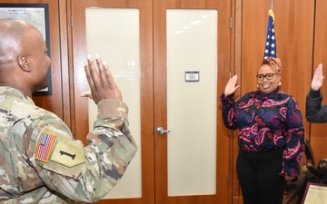 New employees sworn in by Garrison Commander