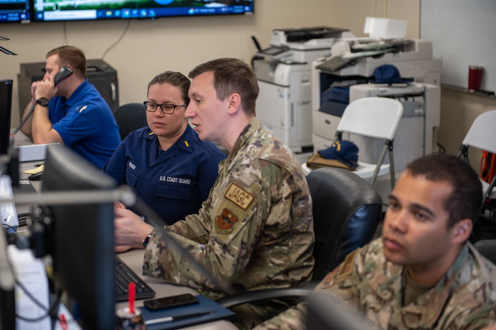 Coast Guard participates in crashed aircraft joint exercise at Keesler Air Force Base