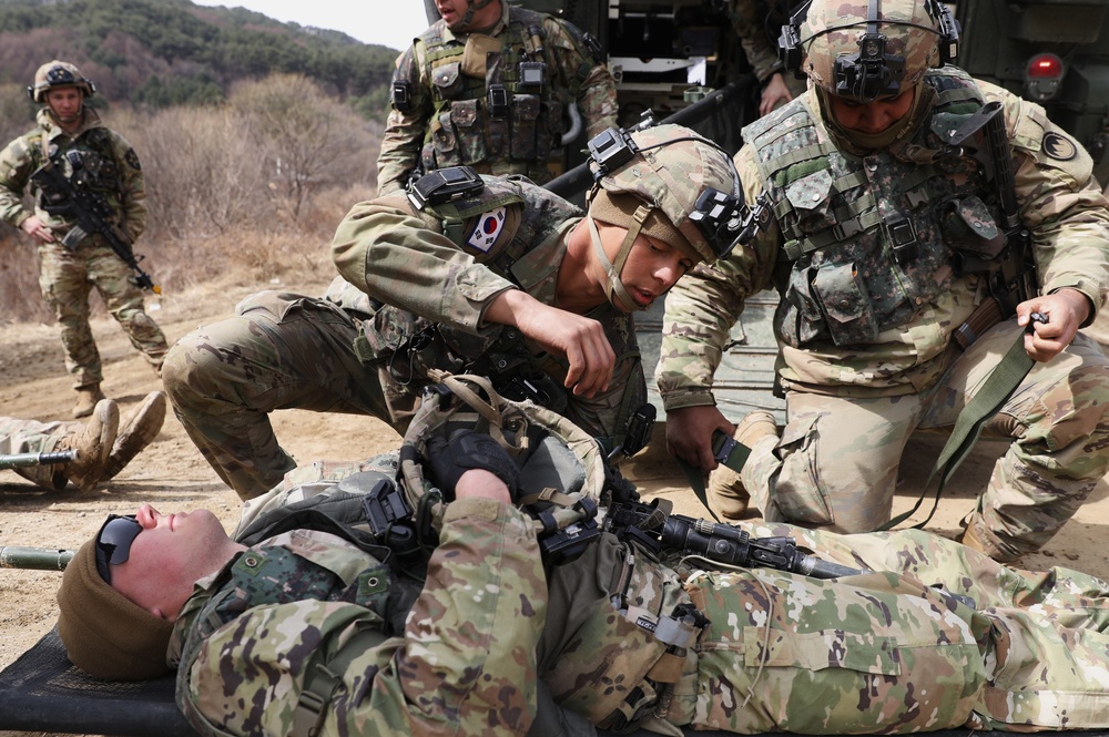 2-1 Infantry Conducts Battle Drills at Korean Combat Training Center During Exercise Warrior Shield