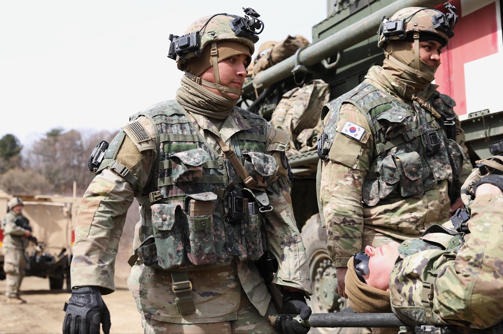 2-1 Infantry Conducts Battle Drills at Korean Combat Training Center During Exercise Warrior Shield