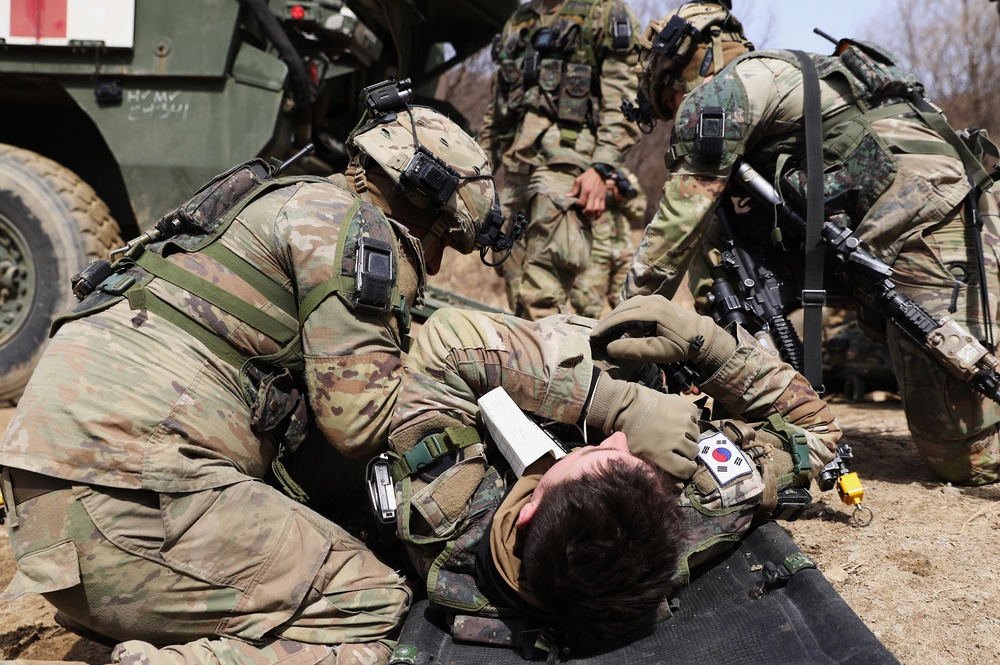 2-1 Infantry Conducts Battle Drills at Korean Combat Training Center During Exercise Warrior Shield