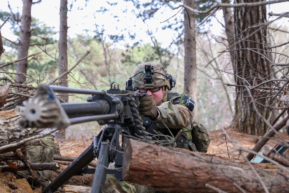 2-1 Infantry Conducts Battle Drills at Korean Combat Training Center During Exercise Warrior Shield