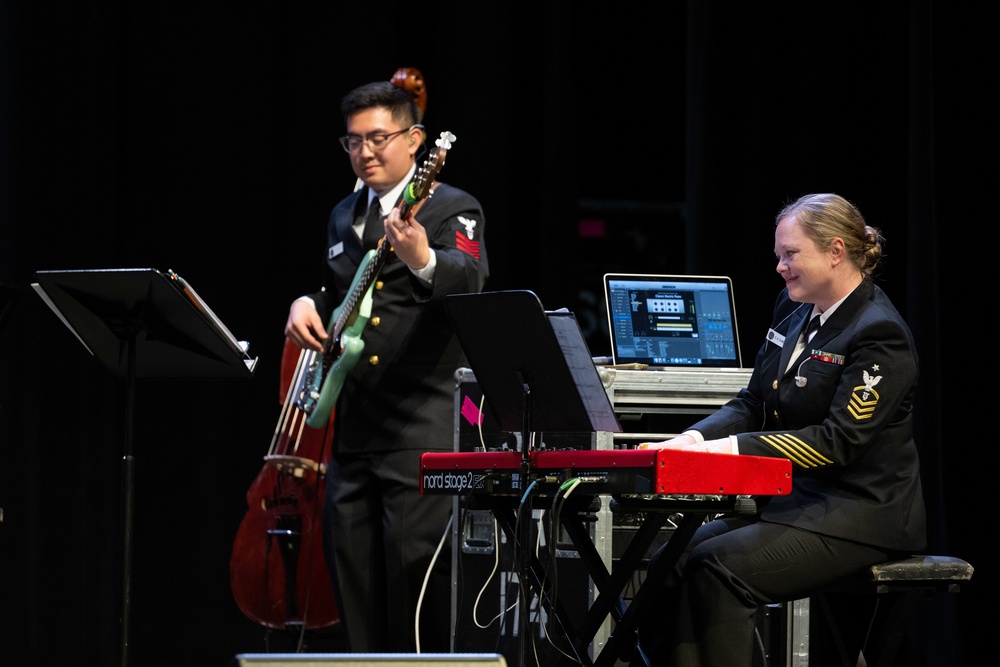 U.S. Navy Band Sea Chanters perform in Sacramento