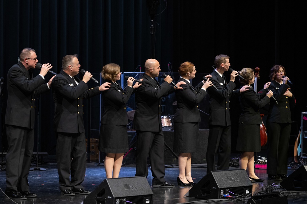 U.S. Navy Band Sea Chanters perform in Sacramento