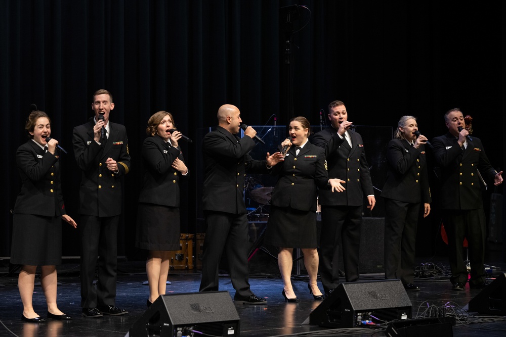 U.S. Navy Band Sea Chanters perform in Sacramento