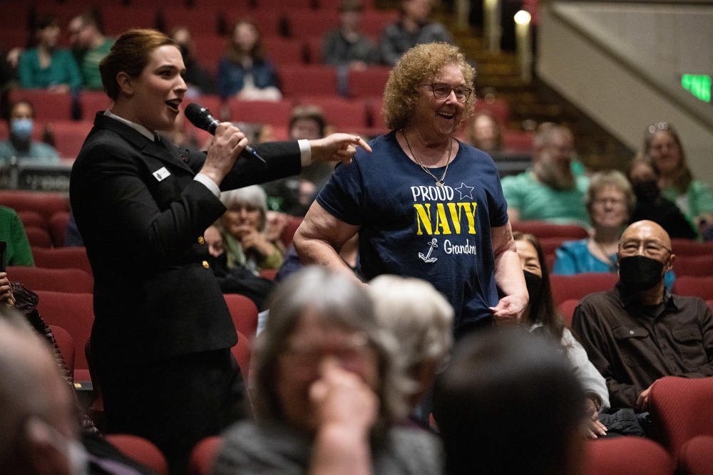 U.S. Navy Band Sea Chanters perform in Sacramento