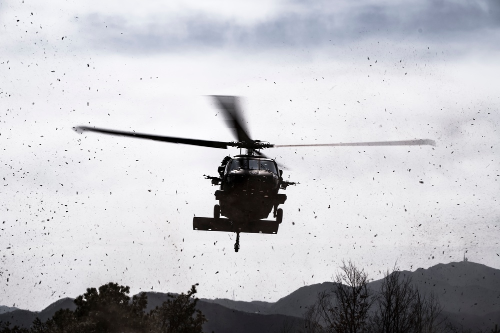 4-23 Infantry Conducts Air Assault During Exercise Warrior Shield