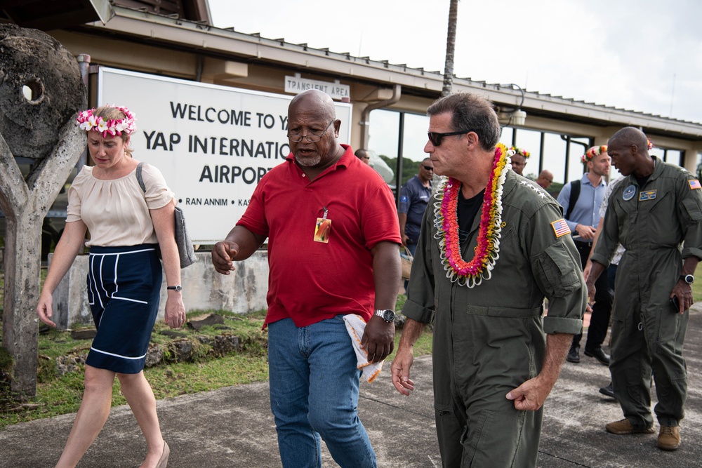 CDRUSINDOPACOM Travels to Yap, Pohnpei in the Federated States of Micronesia