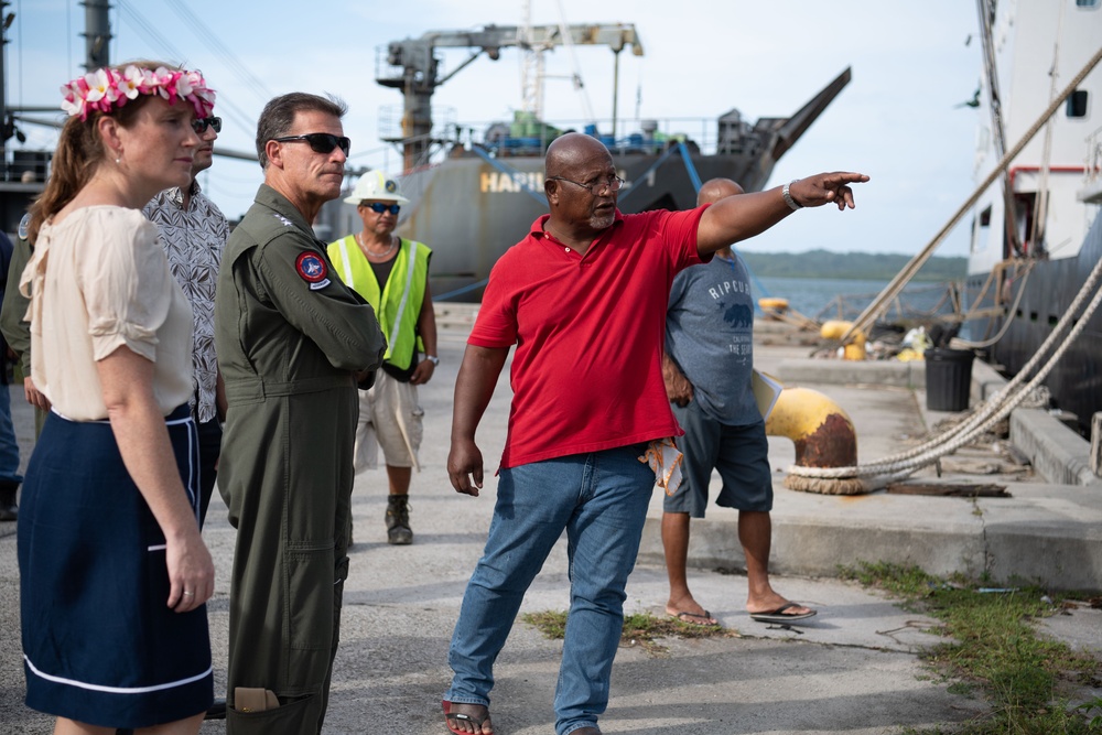 CDRUSINDOPACOM Travels to Yap, Pohnpei in the Federated States of Micronesia