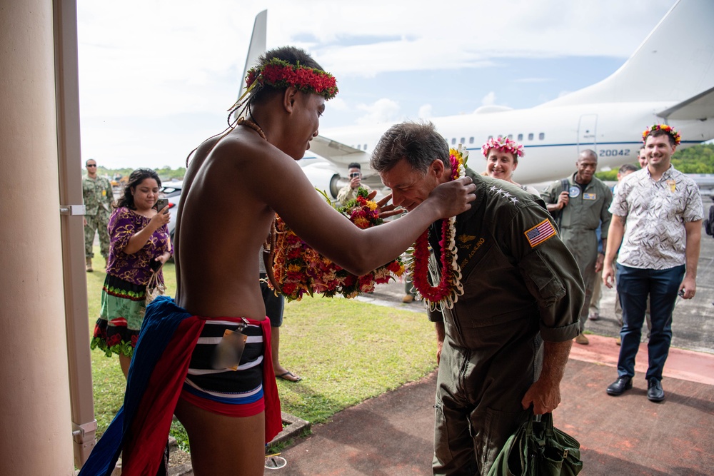 CDRUSINDOPACOM Travels to Yap, Pohnpei in the Federated States of Micronesia