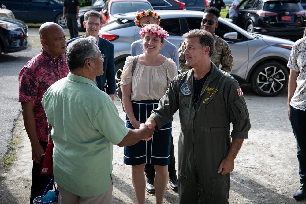 CDRUSINDOPACOM Travels to Yap, Pohnpei in the Federated States of Micronesia