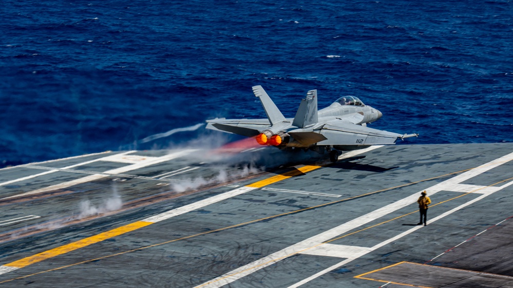 Aircraft Launches From Flight Deck