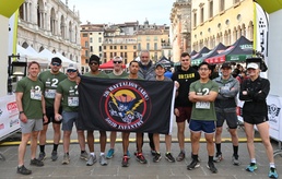 Sky Soldiers run in local Italian marathon