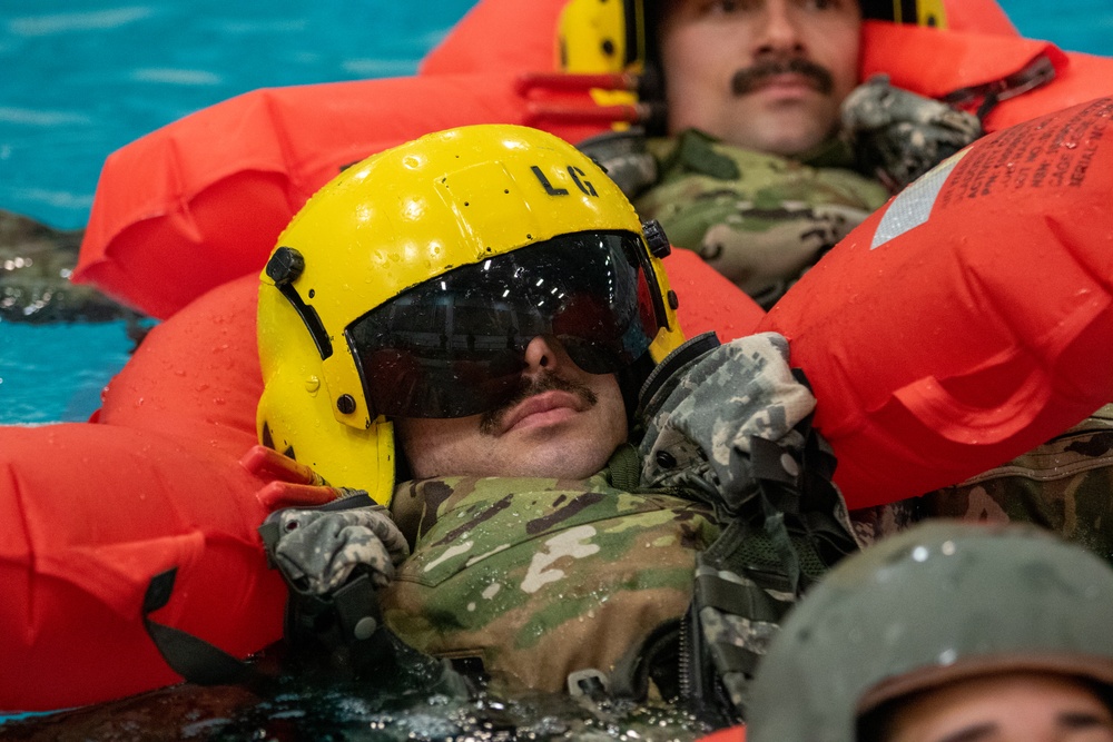Water survival training