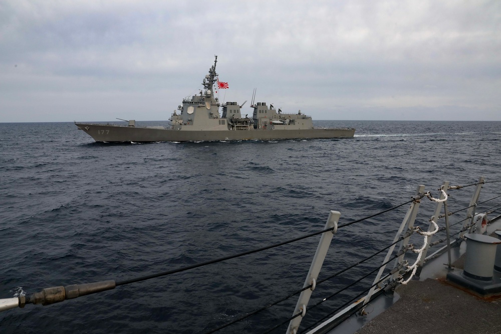 USS Milius (DDG 69) Conducts Bilateral Ballistic Missile Defense Exercise with Japan Maritime Self-Defense Force