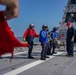 USS OAKLAND CONDUCTS AIRCRAFT FIREFIGHTING DRILLS