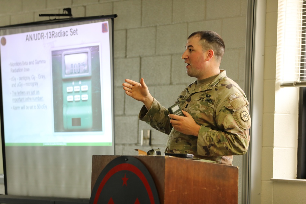 Task Force Orion Learns CBRN Detection and Protection Measures