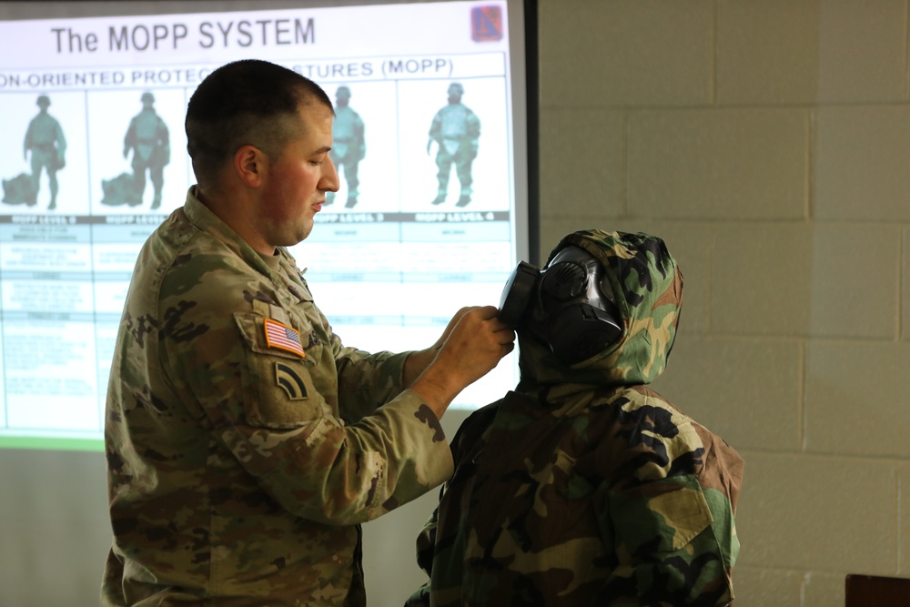 Task Force Orion Learns CBRN Detection and Protection Measures