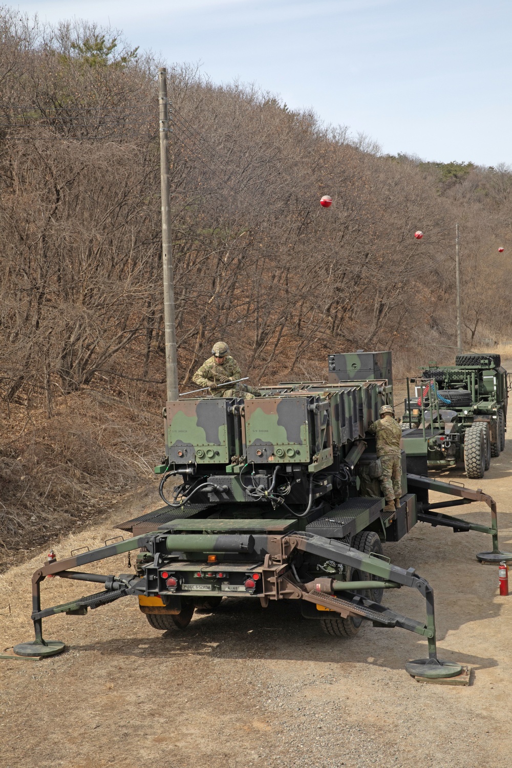 35th ADA Patriot March and Emplacement
