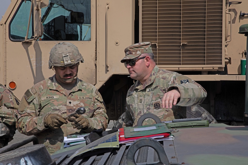 35th ADA Patriot March and Emplacement