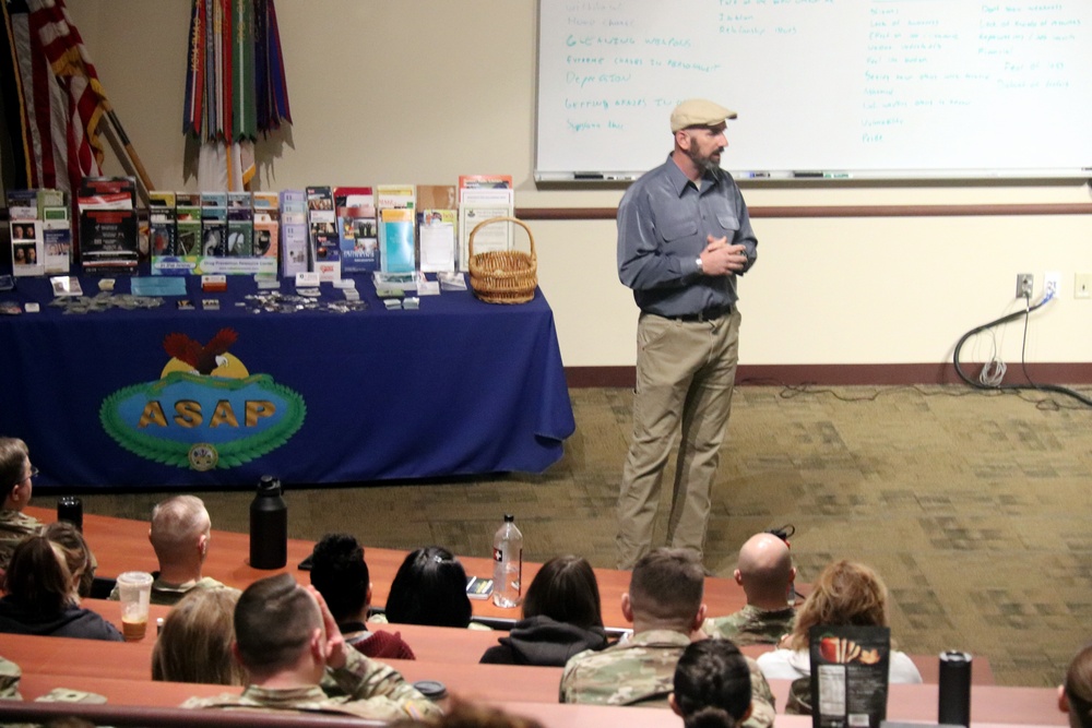 Retired CSM, Operation Iraqi Freedom vet, shares story of personal survival