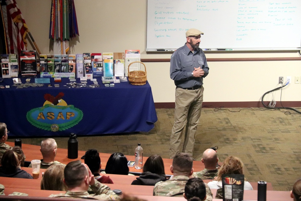 Retired CSM, Operation Iraqi Freedom vet, shares story of personal survival