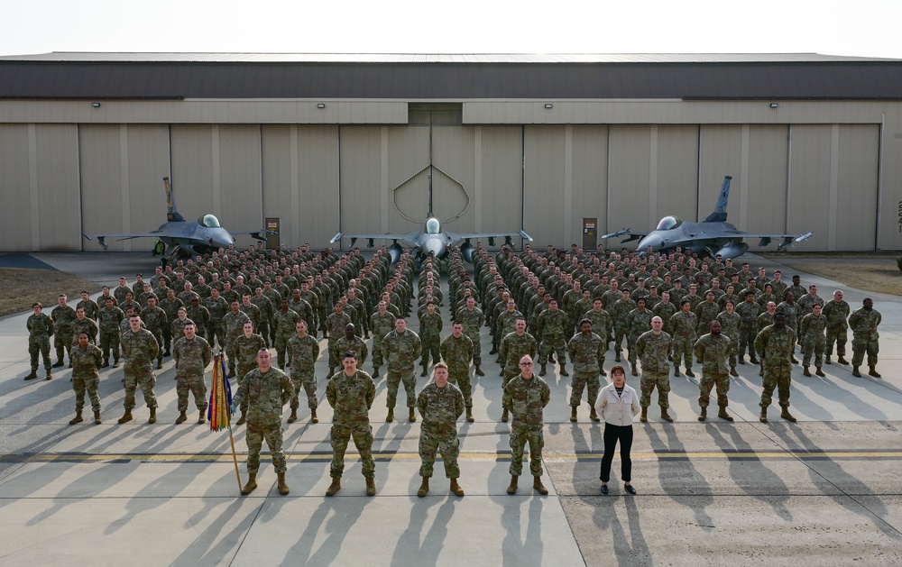 8th Fighter Wing Class of 2023 group photos
