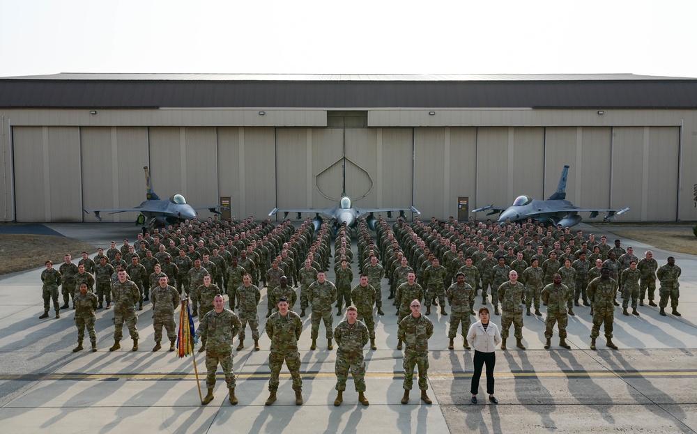 8th Fighter Wing Class of 2023 group photos