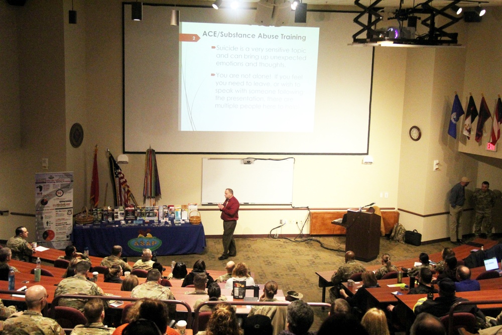 Fort McCoy suicide prevention program manager trains garrison workforce members